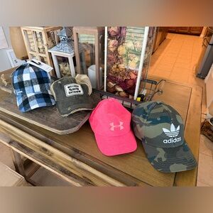 Collection of Four Ladies Ball Caps All New/Never Worn FREE SHIPPING